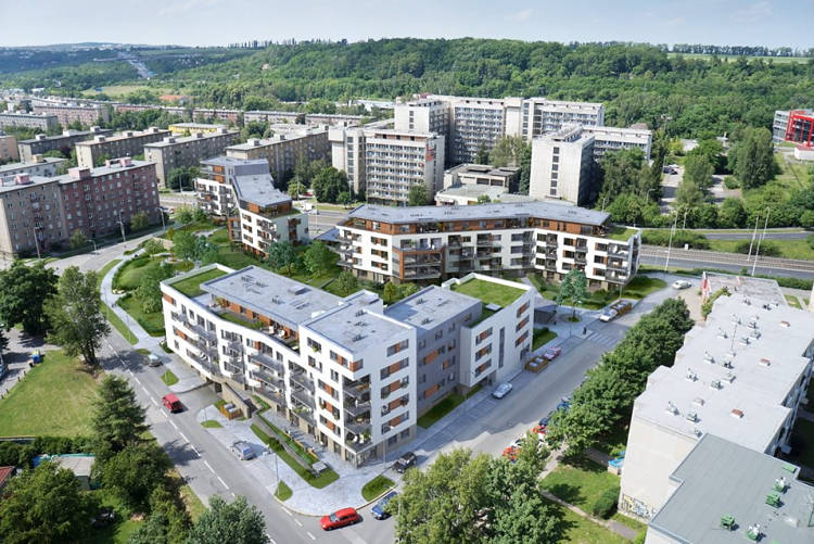 Park Hloubětín, nové byty Praha 9