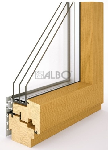Dřevohliníková okna cena