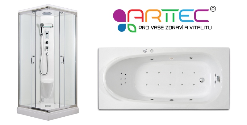 Masážní vany a sprchové boxy Arttec