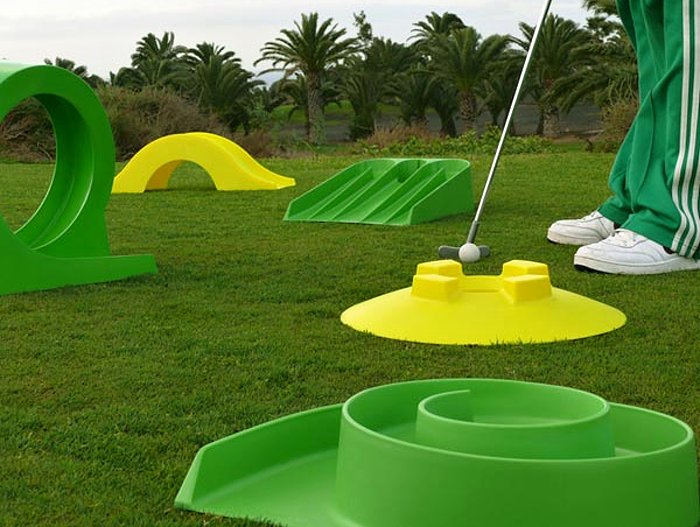 Zahrada pro děti - minigolf