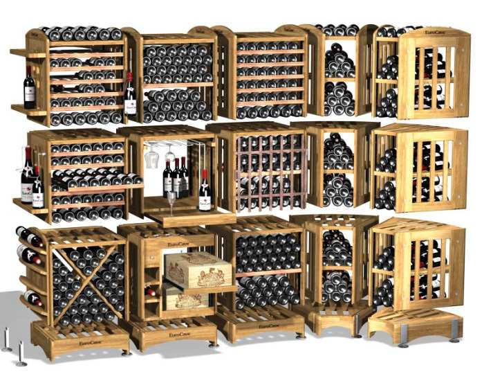 Regálové systémy na víno