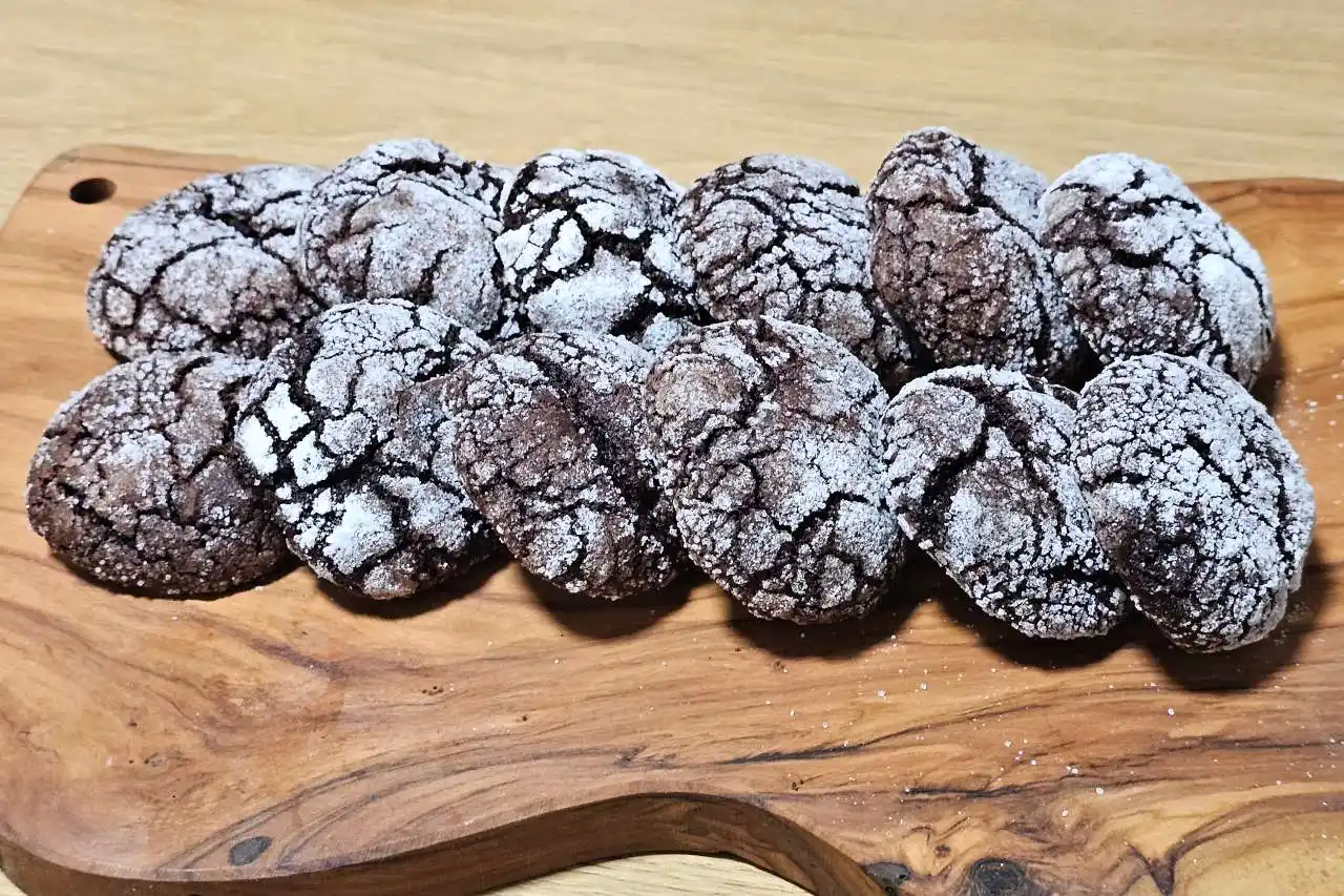 Čokoládové crinkles