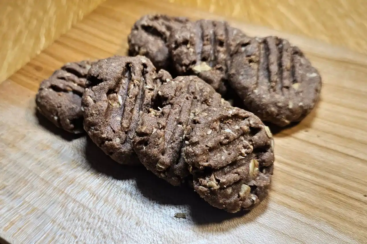 Koka sušenky s ovesnými vločkami