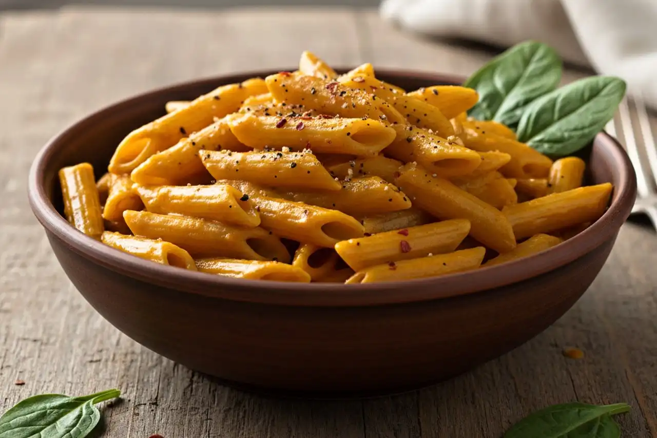 Krémové dýňové těstoviny ala mac and cheese