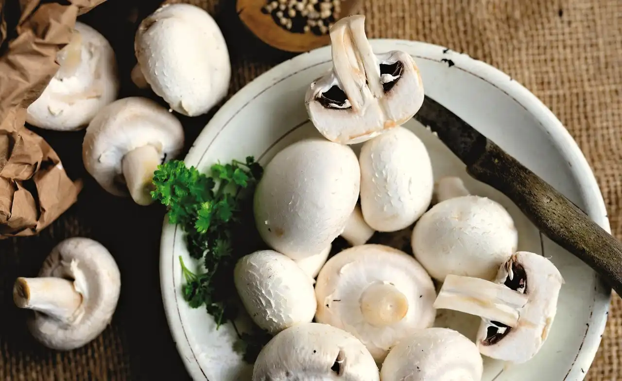 Žampiony pečené jako minutka