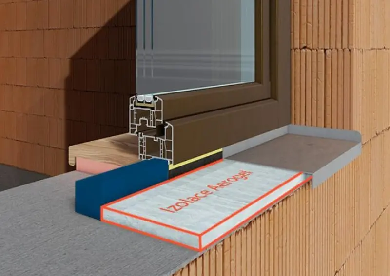 Aerogel - izolace pod parapet