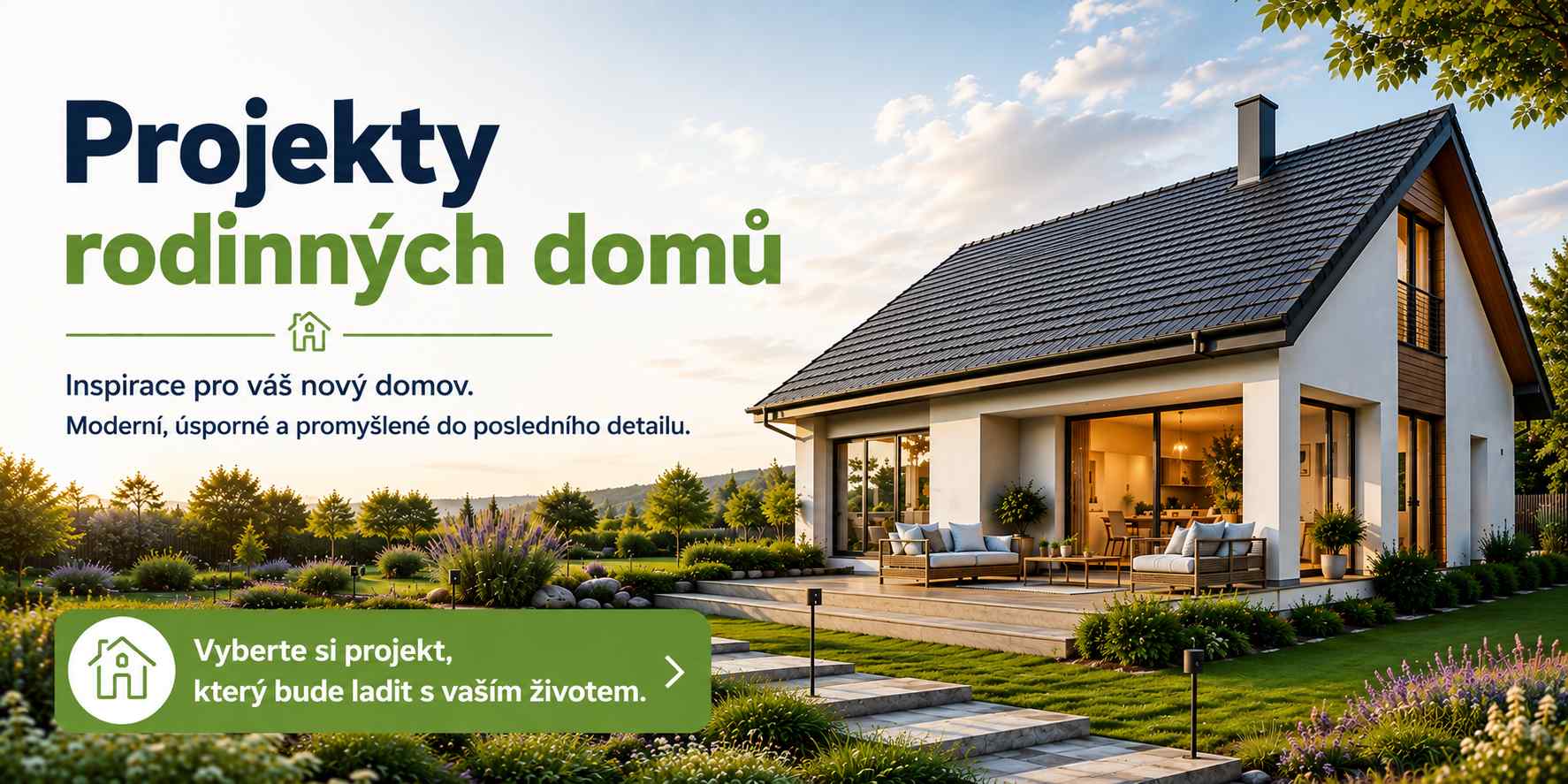 Projekty rodinných domů na Bydleníprokaždého.cz