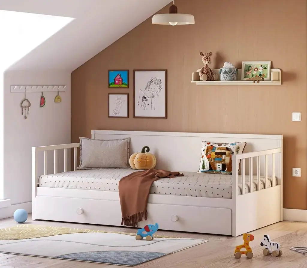 Montessori dětský pokoj - postel