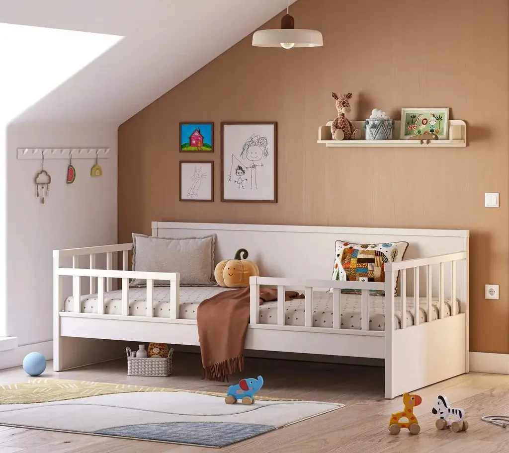 Montessori dětský pokoj - postel