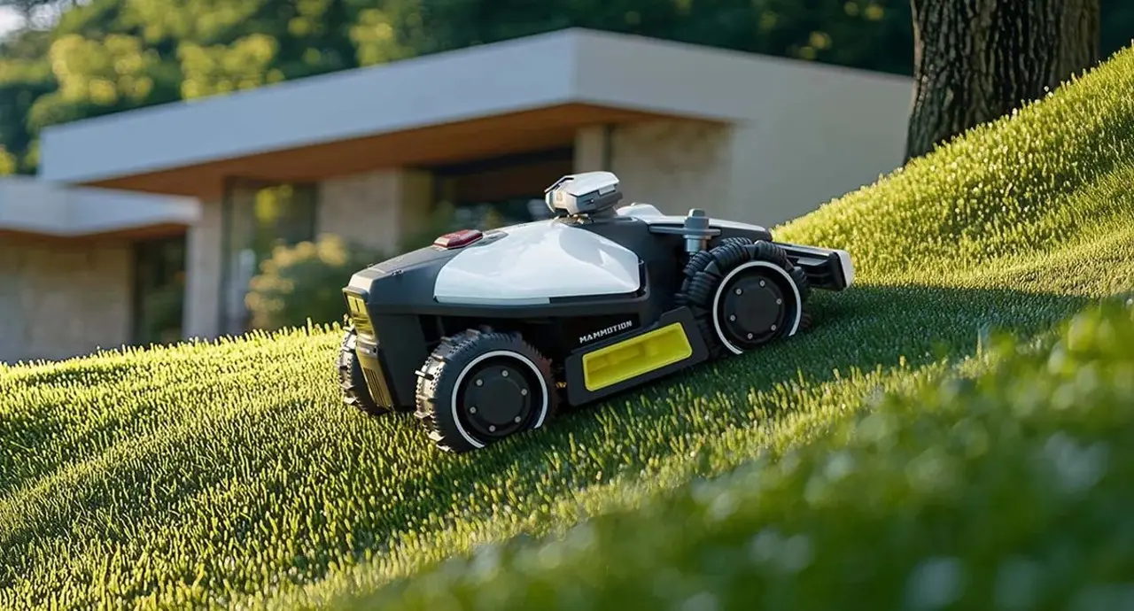 Robotické sekačky Luba a Yuka