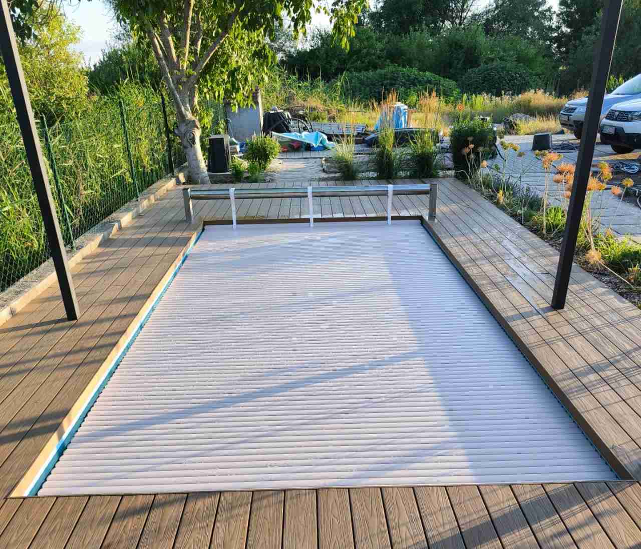 Lamelové zakrytí bazénů