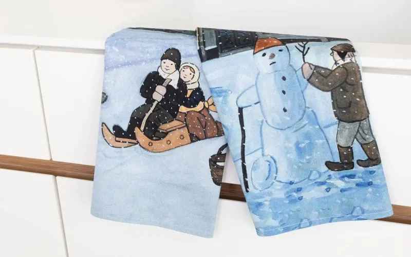 Tipy na vánoční dárky - utěrky Josef Lada Matějovský