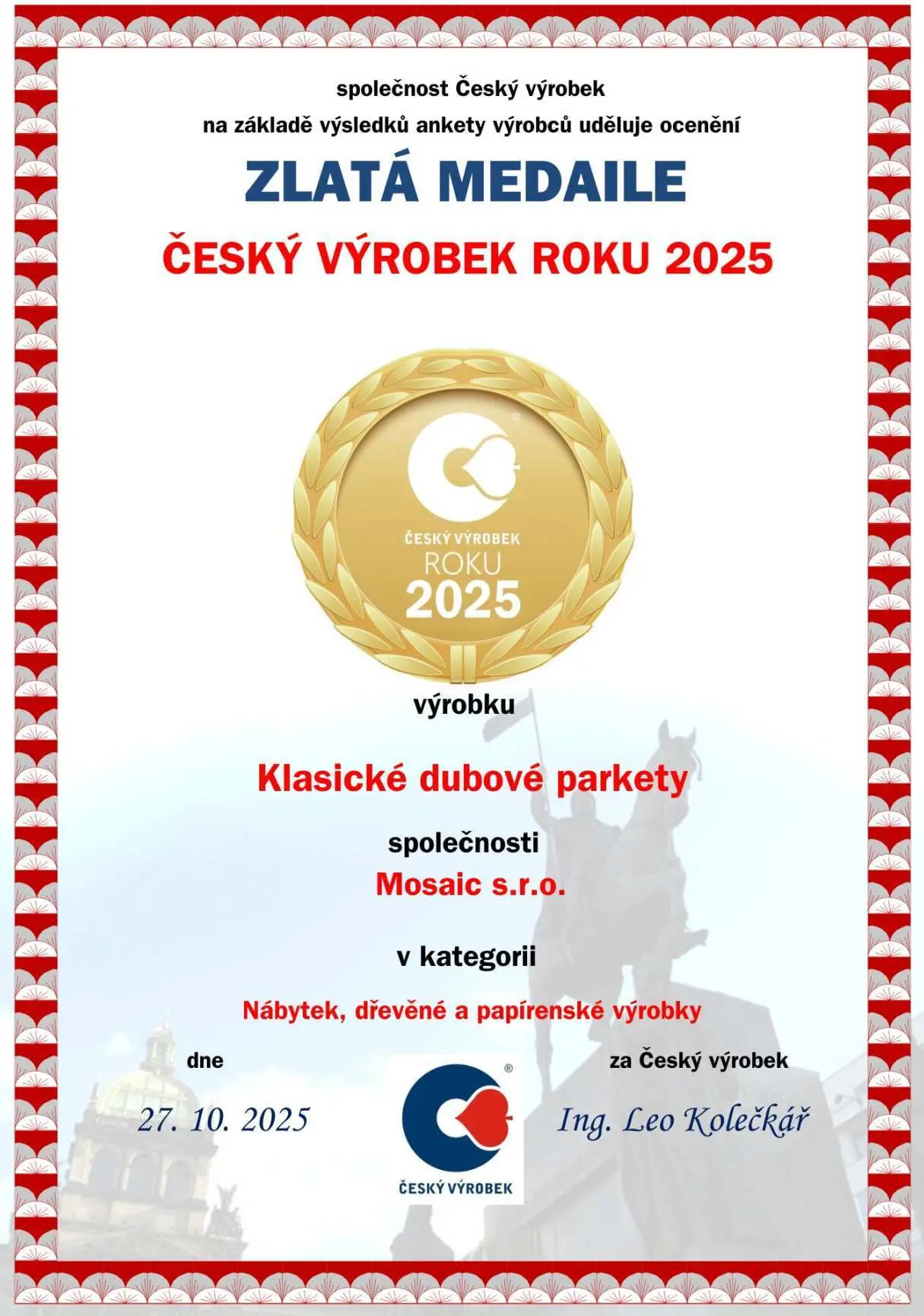 Rustikální parkety Mosaic