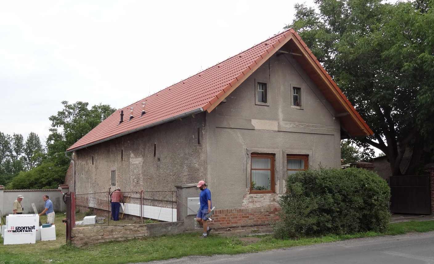 Rekonstrukce domu - zateplení fasády