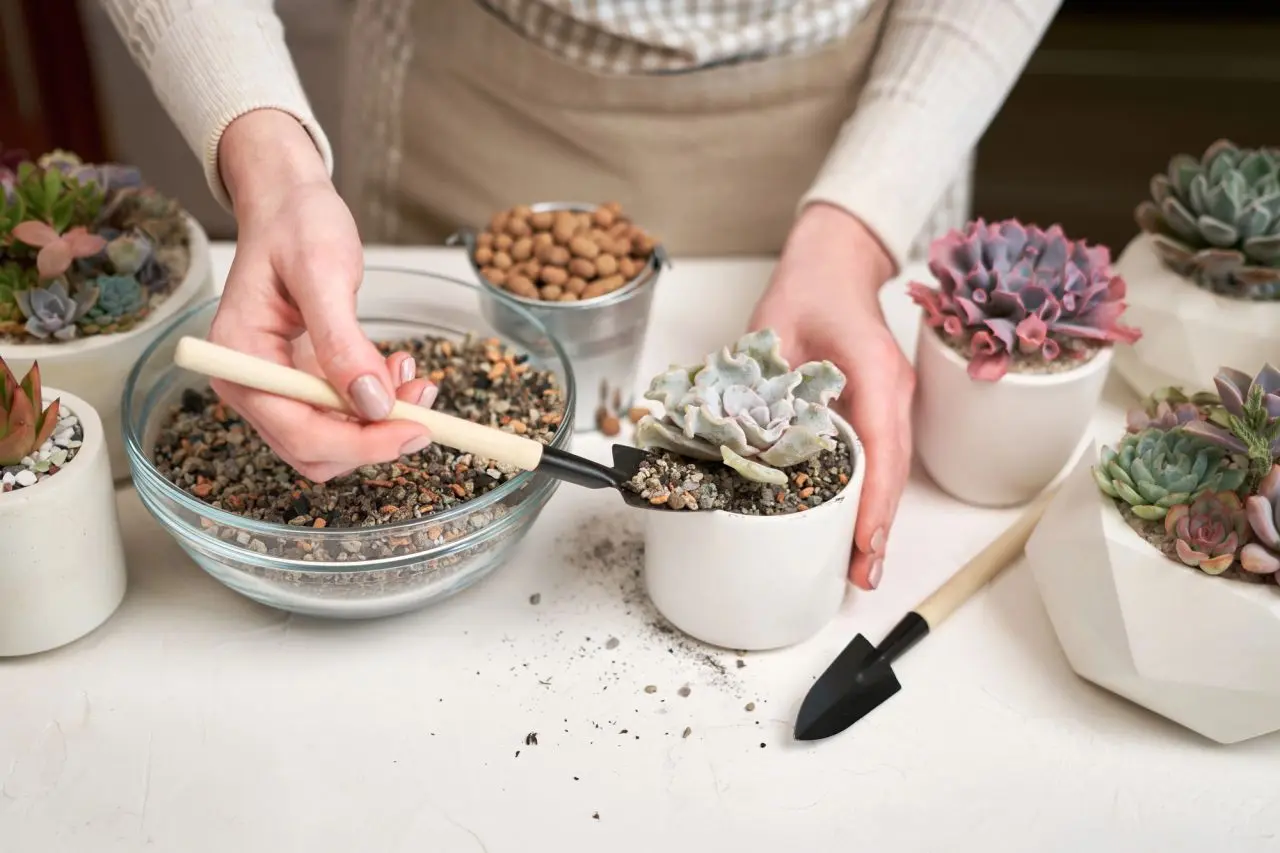 Přesazování pokojových rostlin