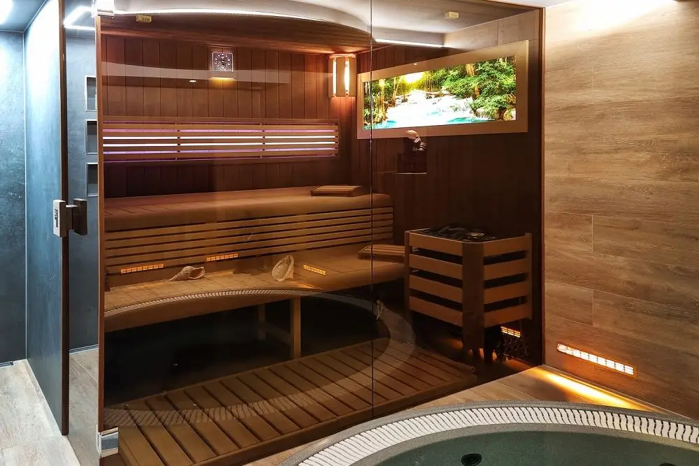 Prosklená sauna