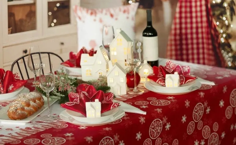 Tipy na vánoční dárky - vánoční ubrus VEBA