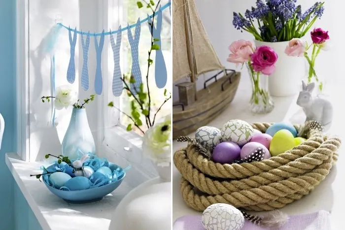 Velikonoční dekorace ze sklenic