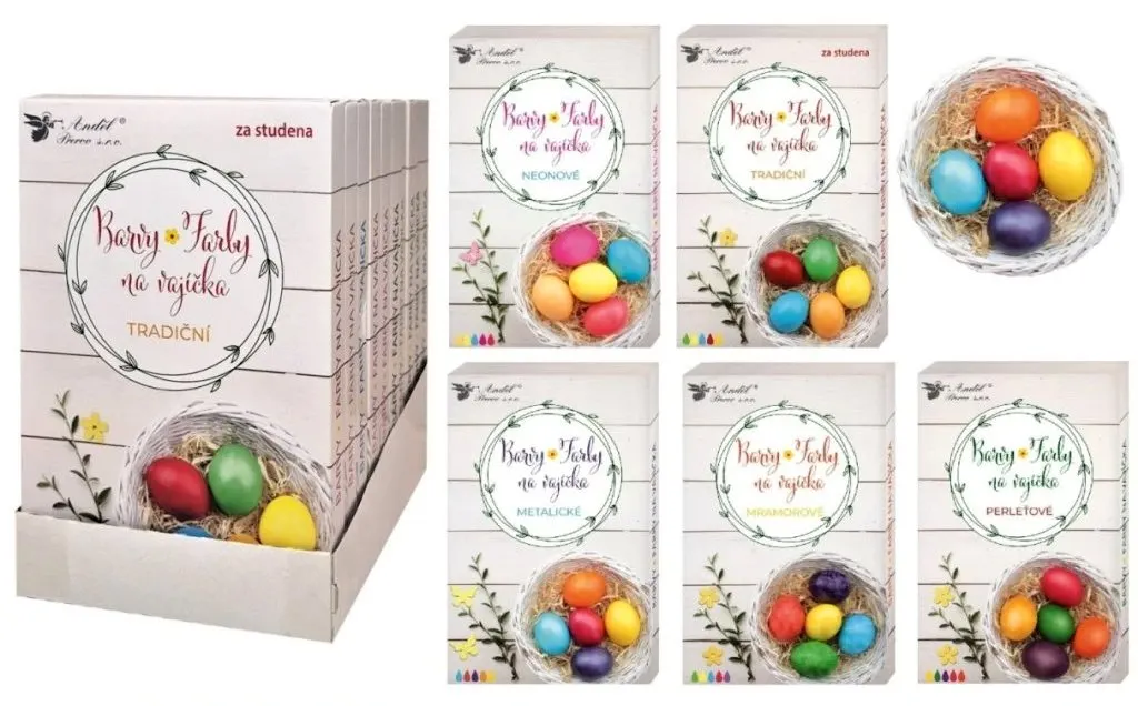 Barvení velikonočních vajíček