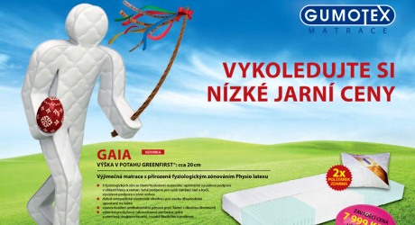 Zapomeňme na jarní únavu s matracemi GUMOTEX