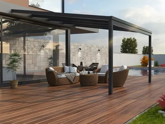 Hliníková pergola vám zútulní zahradu