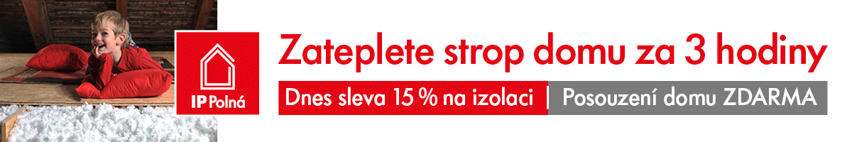 IP Polná Zateplete strop domu za 3 hodiny