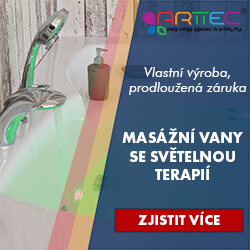 Masážní vany se světelnou terapií