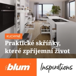 Praktické skříňky do kuchyně Blum