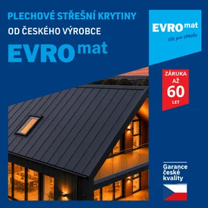 Evromat Plechová střešní krytina