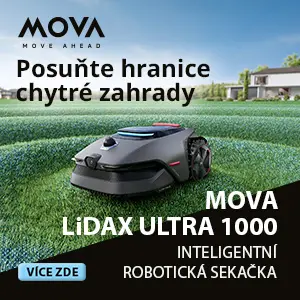Garland MOVA: Robotická sekačka MOVA LiDAX ULTRA 1000