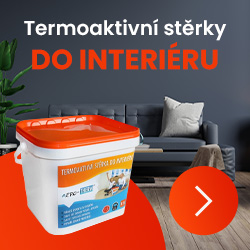 Termoaktivní stěrky do interiéru