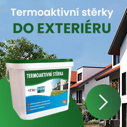 Termoaktivní stěrky do exteriéru