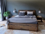 Masivní postel pro vysoké matrace a postel s úložným prostorem – novinky českého výrobce ECLISSI