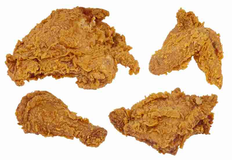 obalované porce kuřete ala KFC