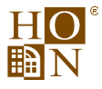 logo firmy Hon - okna, dveře s.r.o. - dřevěná eurookna a vchodové dveře