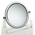 Kela line 20738 LIA Zrcadlo kosmetické, 5 x zvětšující - akryl/kov - š. 20,5 cm, v. 19 cm,