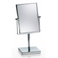 Kela line 21497 FELISA Zrcadlo na postavení hranaté, 3 x zvětšující - chrom - š. 20,5 cm, v. 34,5 cm