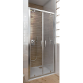 Vagnerplast ORIS DOD 100 Sprchové dveře dvoukřídlé pivotové 100 transparent - elox (Oris)