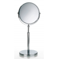 Kela line 20846 SILVANA Zrcadlo stojaté 5 x zvětšující - chrom - š. 17 cm, v. 37,5-50 cm,