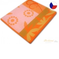 Luxusní plážová osuška Květ oranžový 70x140